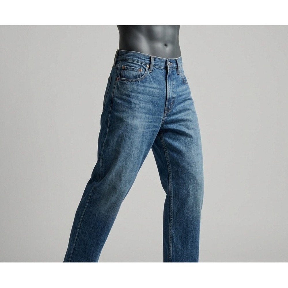 Levi's 505 Straight Leg Mens Denim Jeans Size W40 L30 Dark Wash Vintage Classics